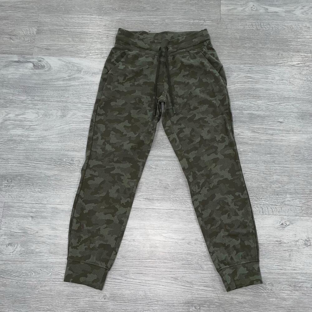 Lululemon Ready to Rulu Jogger Heritage Camo Dark Olive Green Twill Women’s 6
